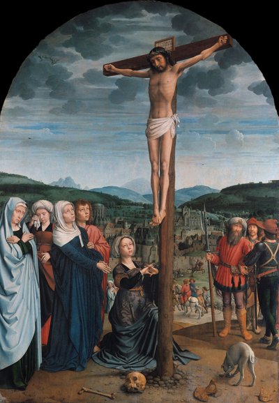 Cristo en la cruz de Gerard David